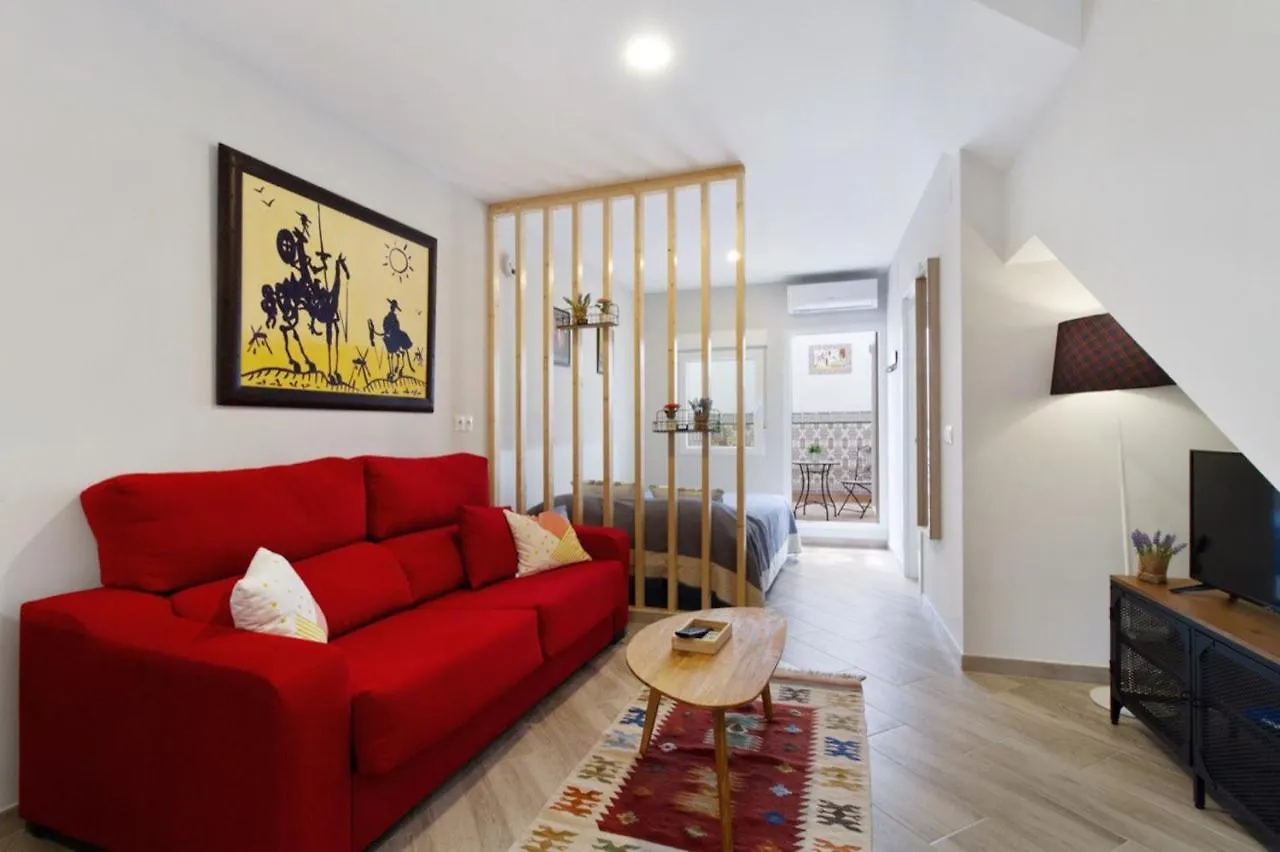 Barcelo 21, Parking On Request, Atico With Terrace & Studio With Patio, Center, Breakfast Included, Quite Neighborhood, Bc Málaga 0*,  Espagne